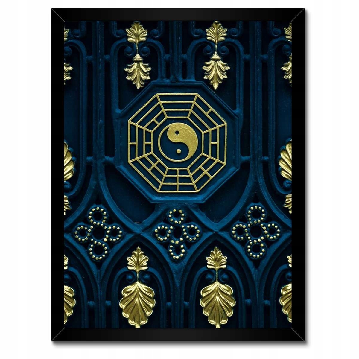 Plakáty v rámu 30x40 Abstrakce Zlatá harmonie