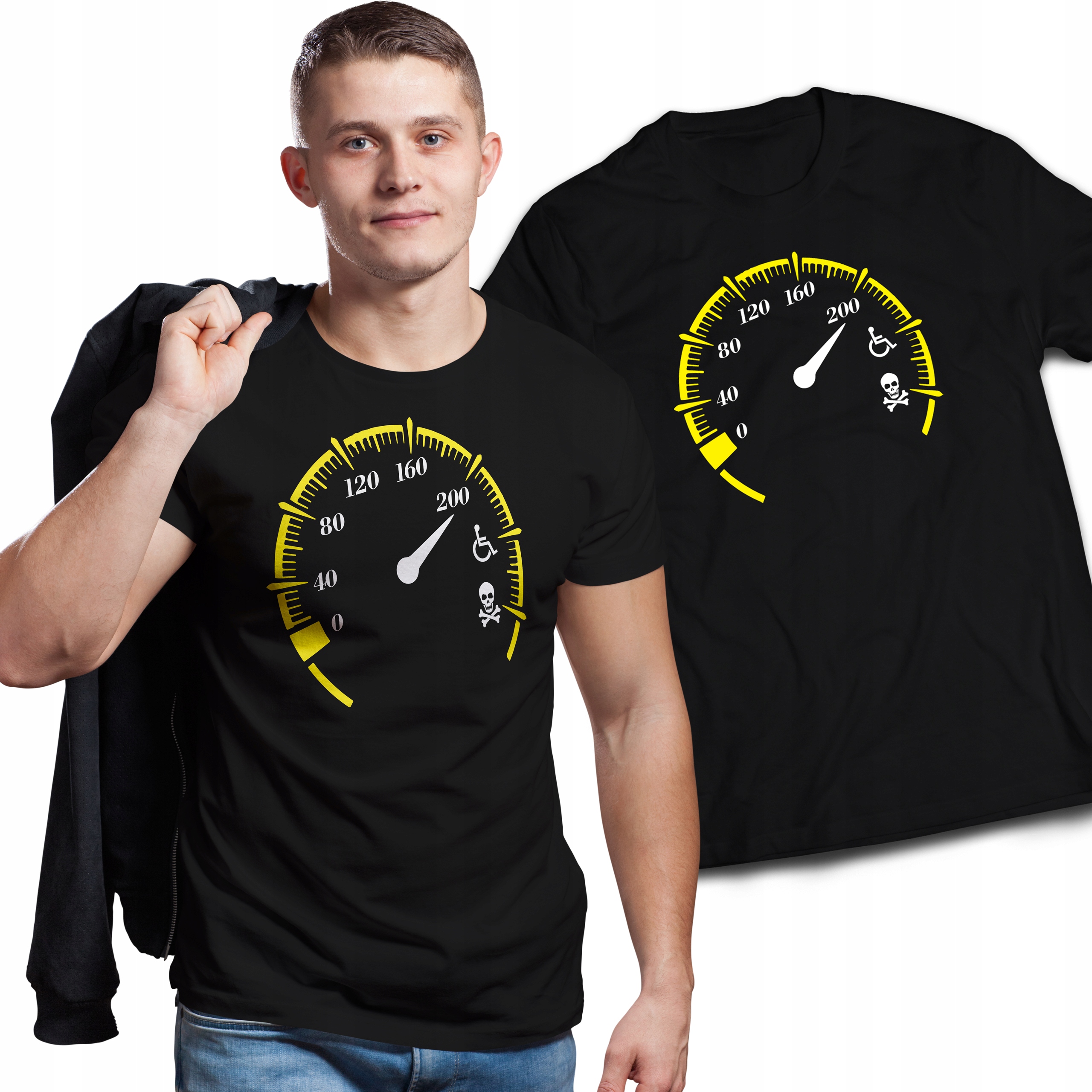 

Koszulka Na Motocykl Motor Licznik roz XL