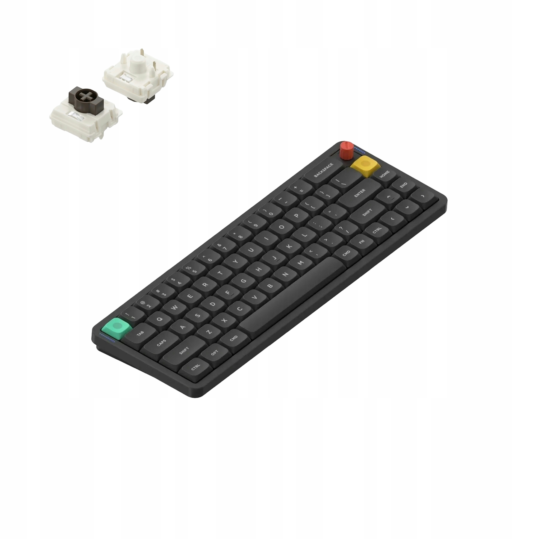 NuPhy Air65 V3 Bezdrôtová mechanická klávesnica Nebula Dark Brown nano