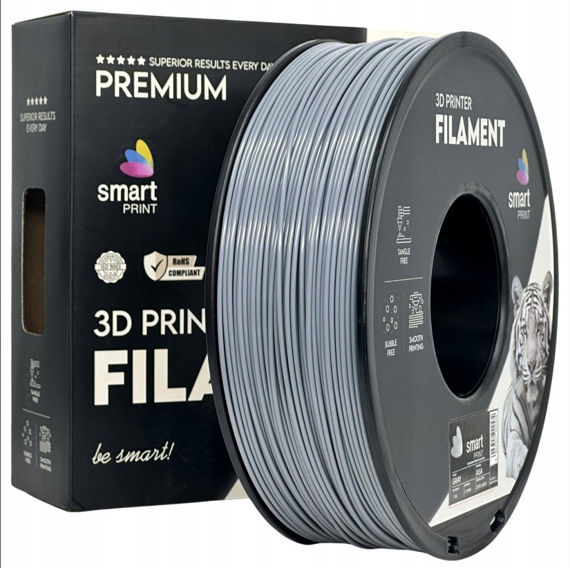 Filament Asa Smart Print 1.75mm 1kg szary