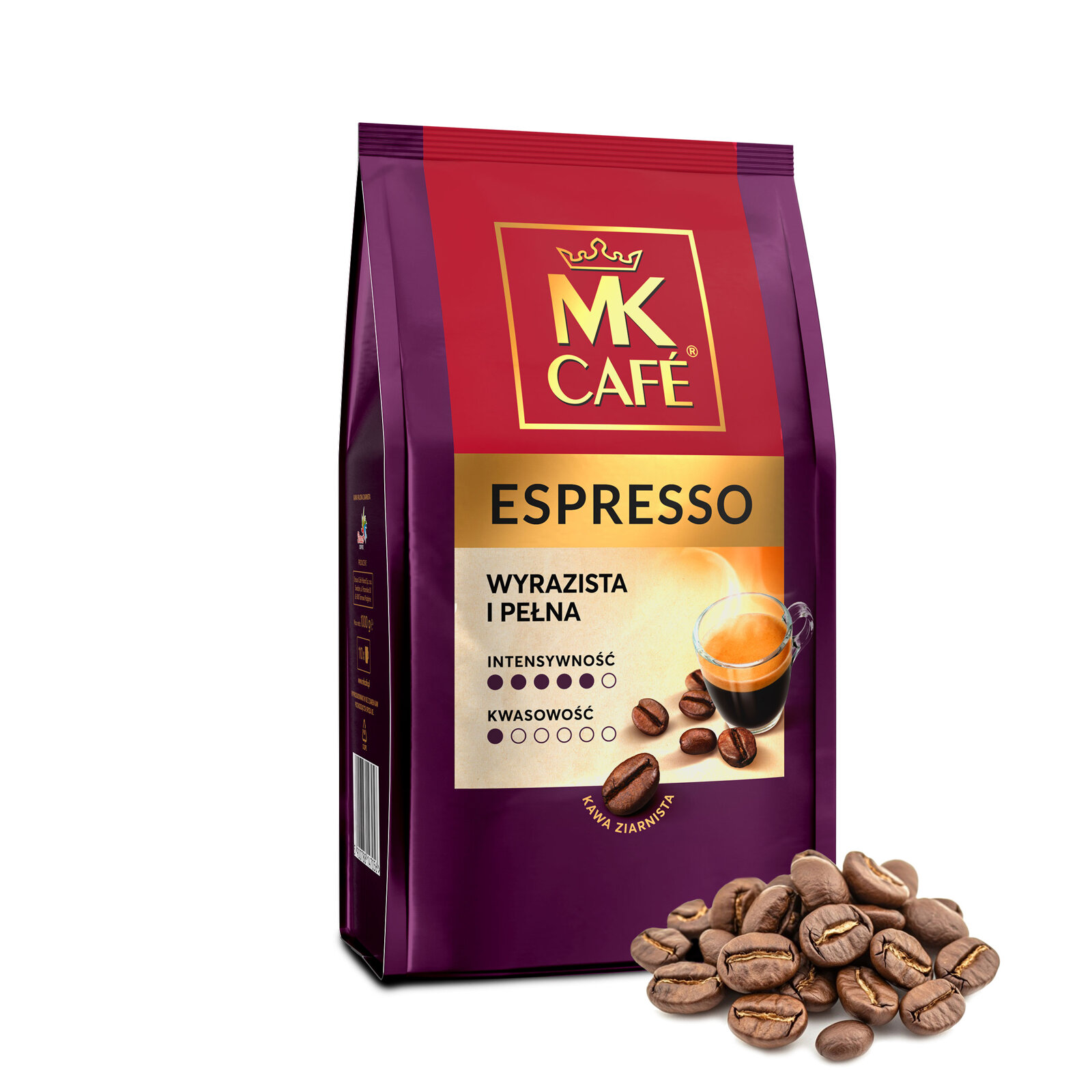 Levně Káva zrnková Arabica Robusta Mk Cafe Espresso 1 kg