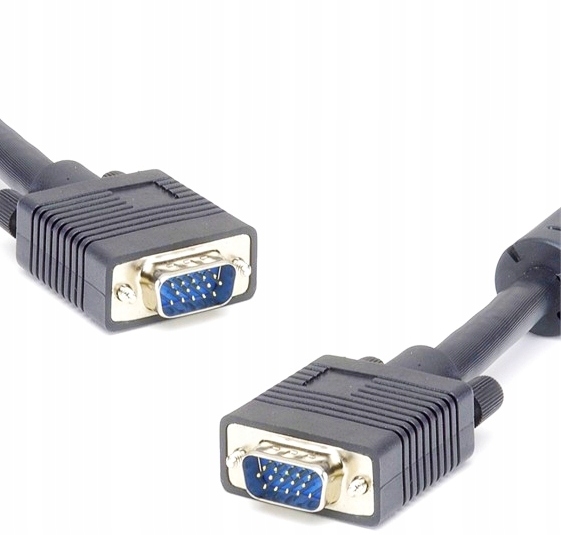 Kabel VGA do monitora z wejściem D-Sub 3m. Ferryt