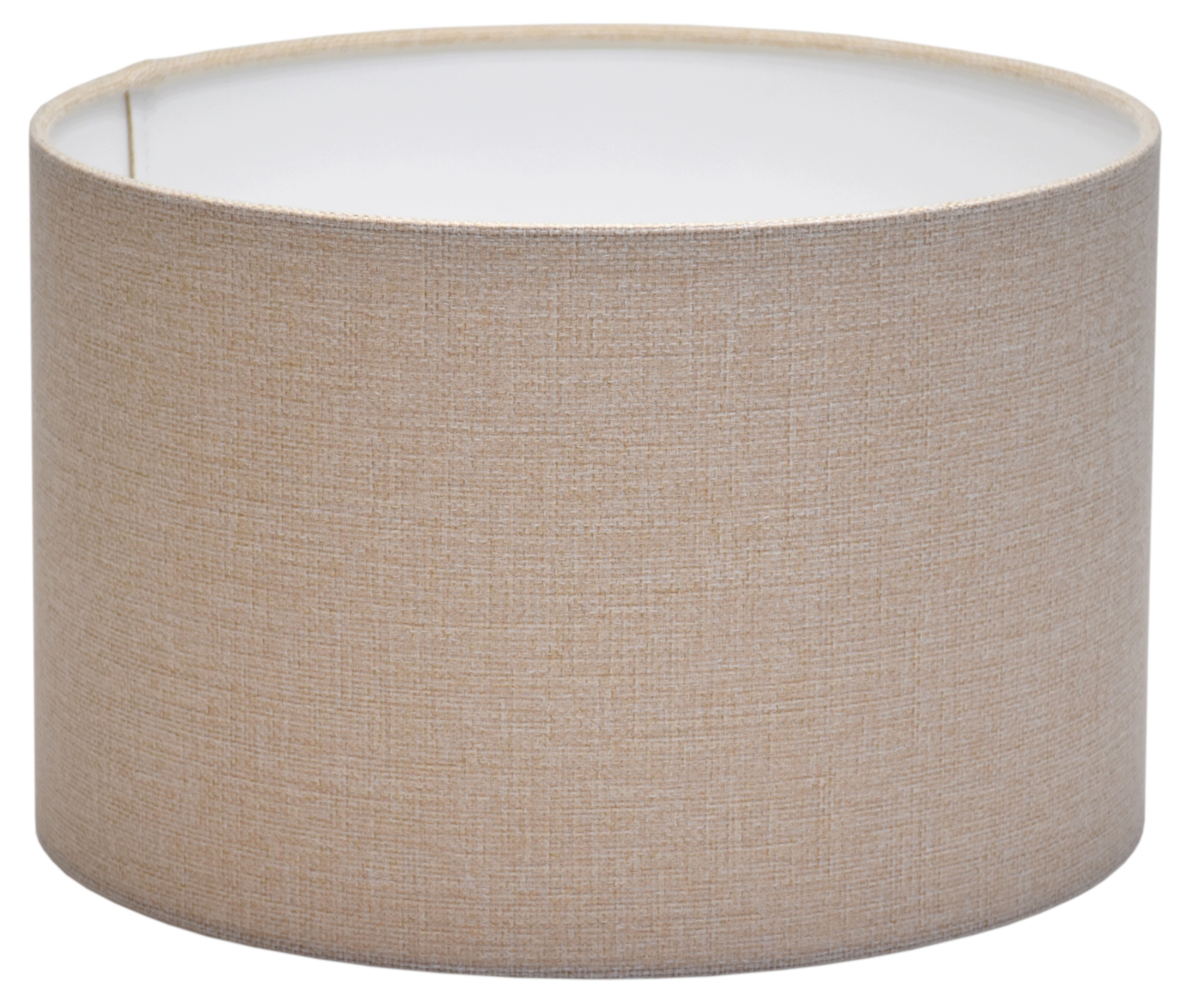 Stínidlo válec E27 slonová kost ⌀ 50 cm h25 Zavinovací okraje Lukka