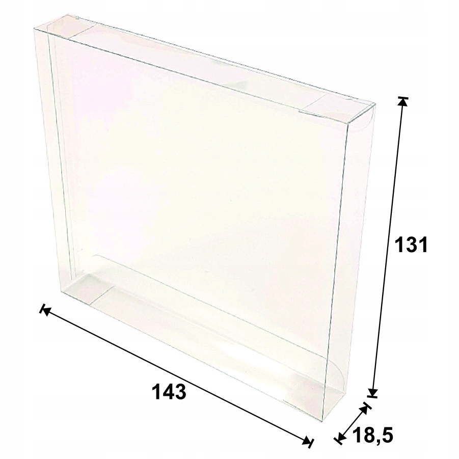 Protektor PS1/PSX - 1CD Transparentny 50szt Typ inny