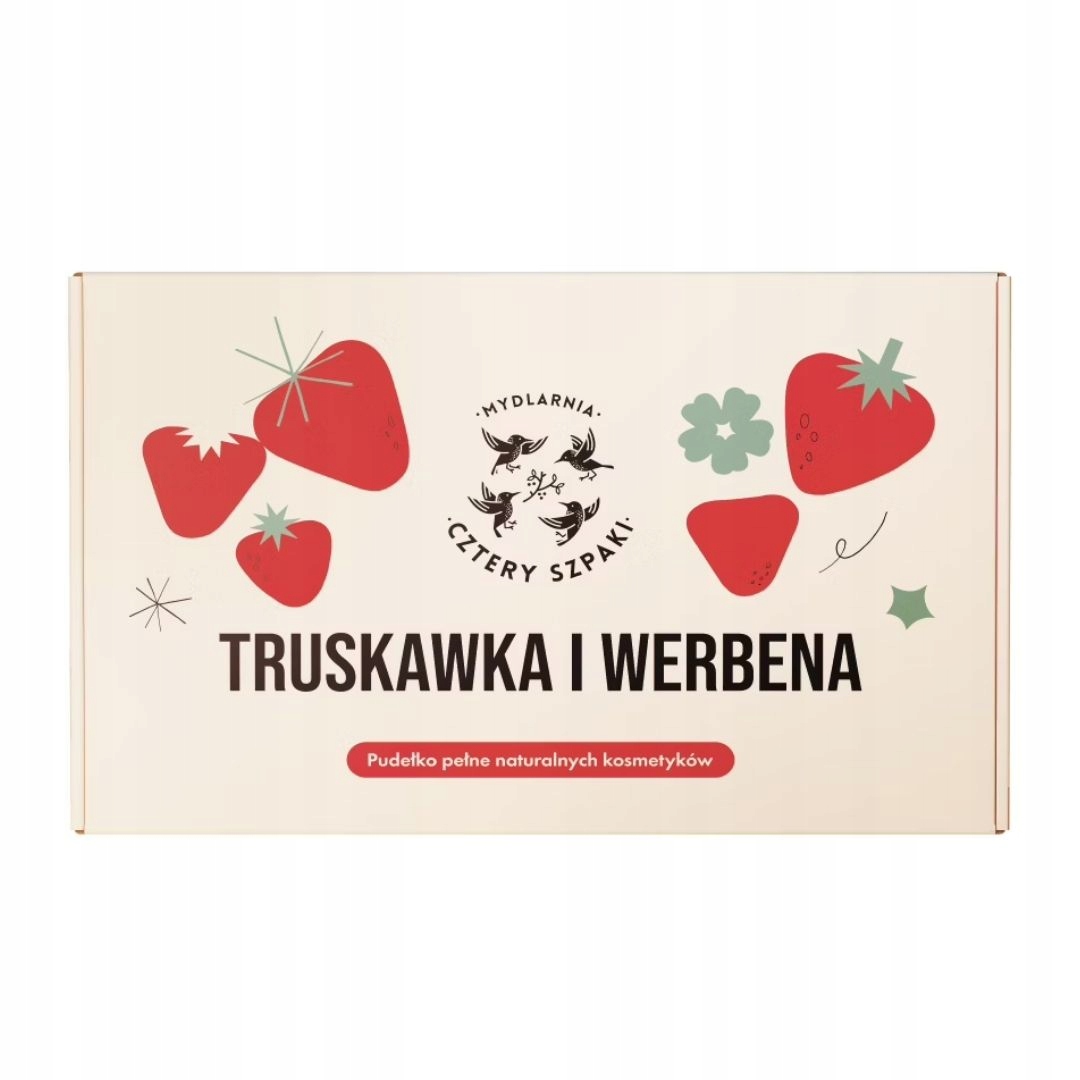 Zestaw Kosmetyków Truskawka i Werbena 4 Szpaki