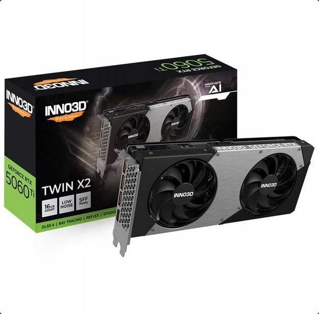 Grafická karta INNO3D Rtx 5060 Ti Twin X2 16GB