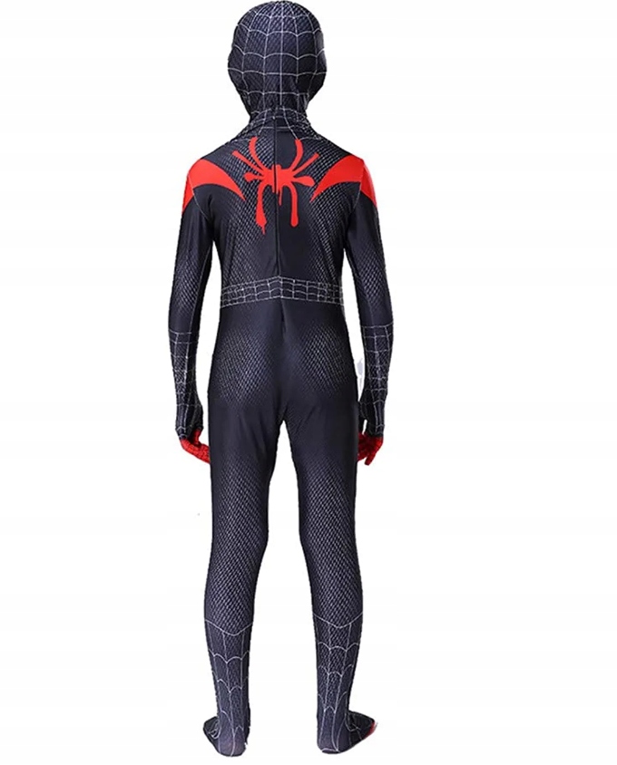 STRÓJ PRZEBRANIE SPIDER MAN MILES MORALES Kolor dominujący czarny