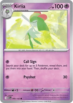 Kirlia (meg 059) Reverse