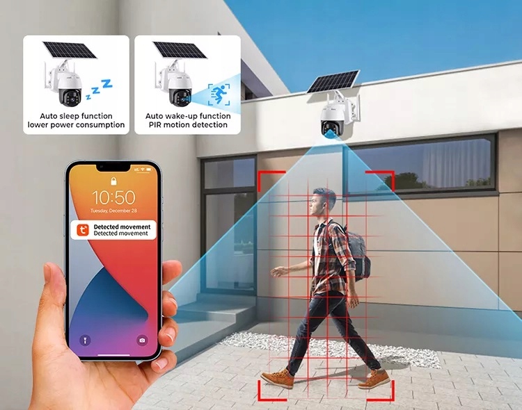 KAMERA NA BATERIE SOLARNA WIFI 5MP TUYA SMART LIVE Marka G-VISION