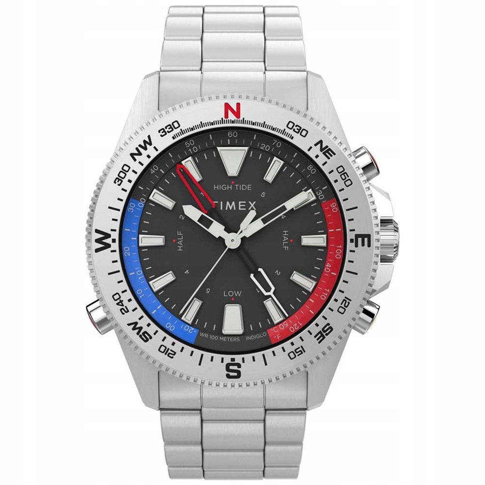 Pánské Hodinky Timex TW2V41800 stříbrné