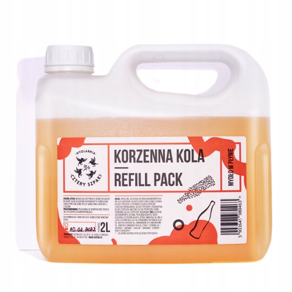 Refil Pack Mydło w płynie Korzenna Kola 2l 4Szpaki