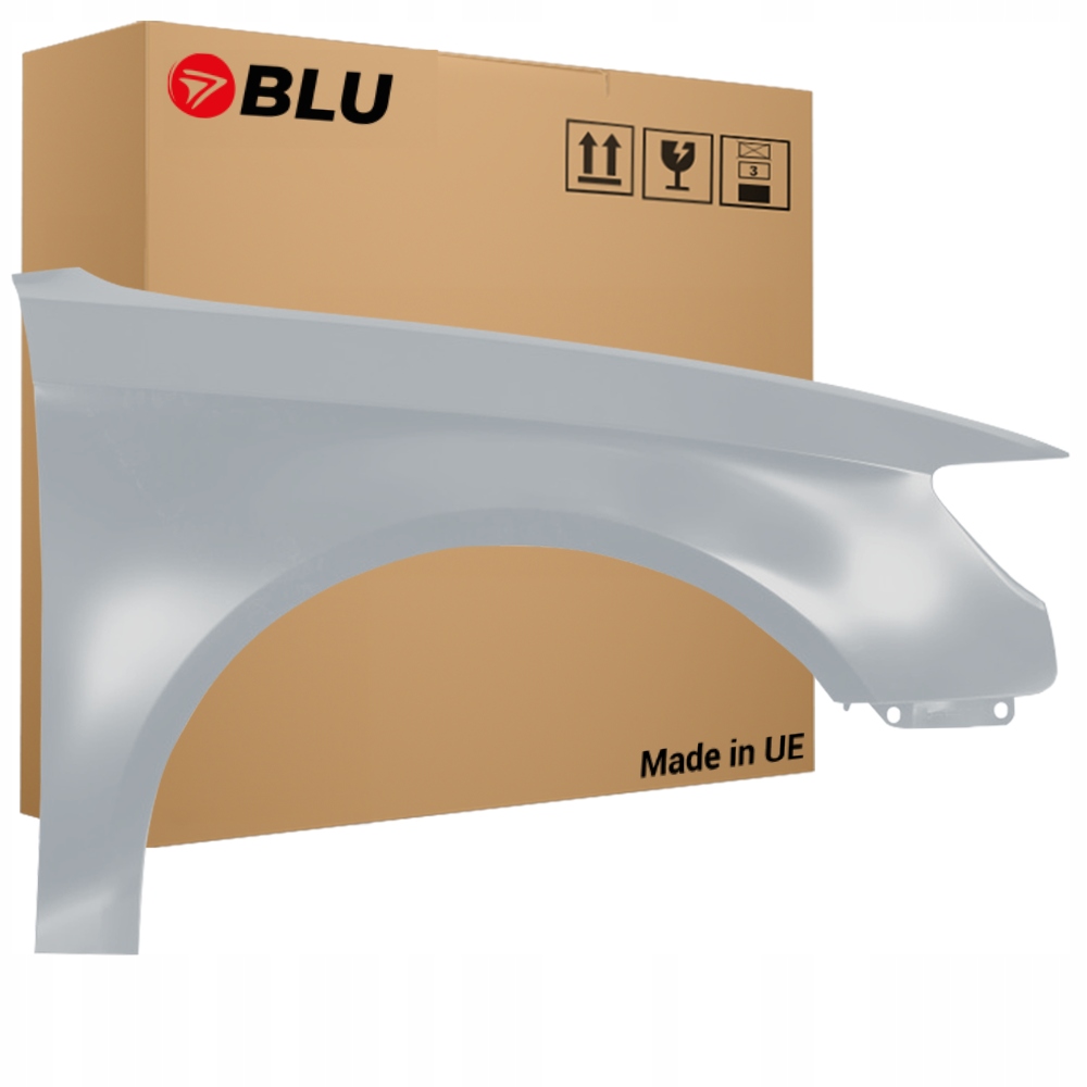 Blu Blatník Audi A6 C7 LX7W pravý stříbrný 11-18 přední EisSilber