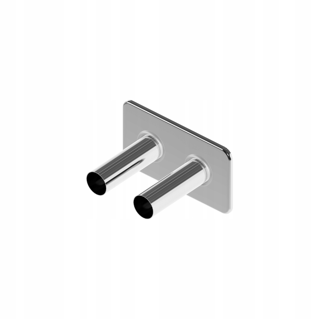 Caldo Maskovací sada pro radiátorové ventily, chrom, 1 x dvojitá rozeta