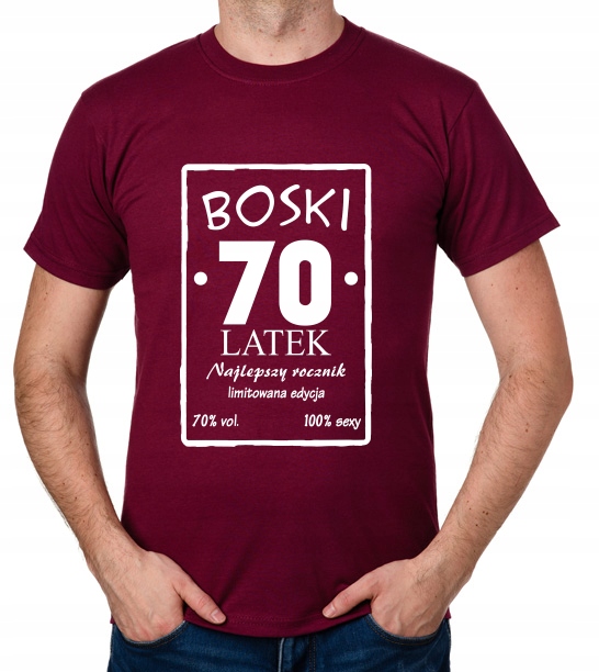 

koszulka Boski 70 Latek prezent