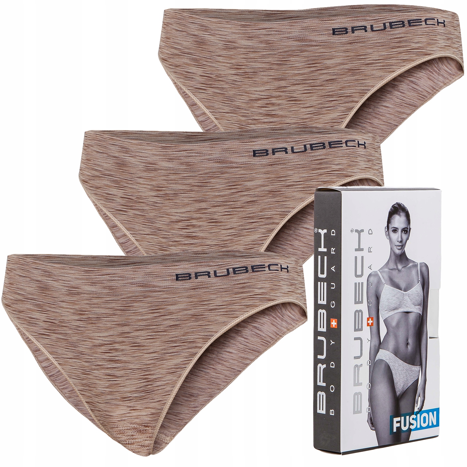 

Zestaw Majtki Bikini 3szt Brubeck Fusion L