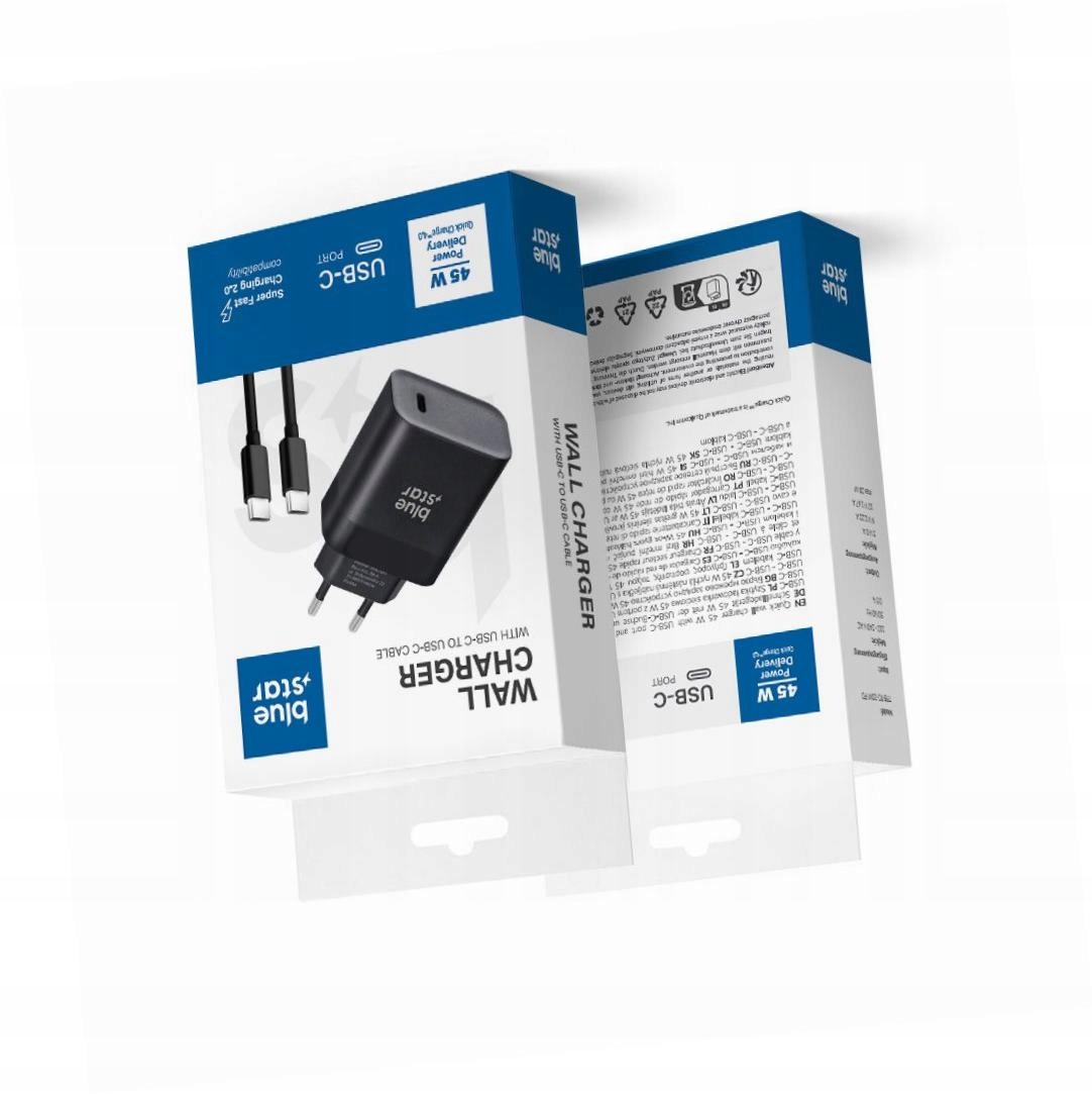 Szybka ładowarka 45W z odpinanym kablem Usb-c do Realme 11 pro 5G