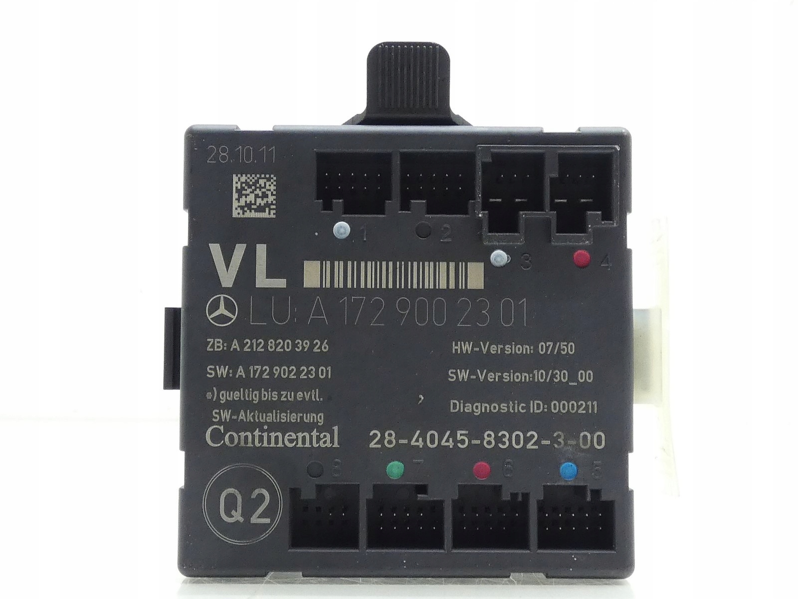 module control unit door left front MERCEDES SLK W172 R172 A1729002301