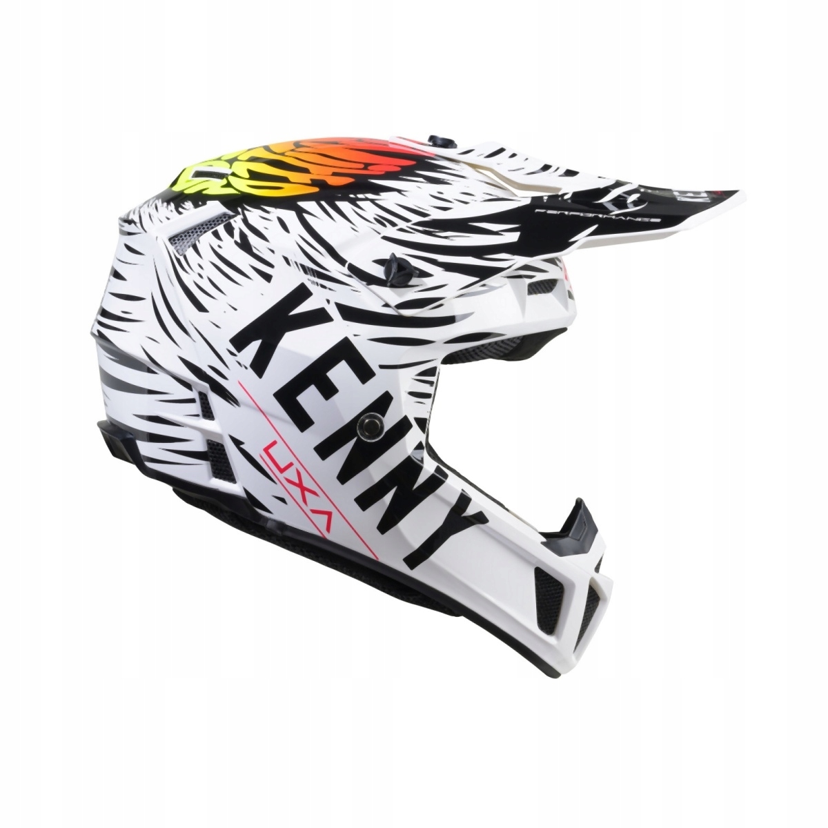 KENNY RACING KASK CROSS/ENDURO MODEL PERFORMANCE MIPS UXA KOLOR CZARNY/BIAŁ