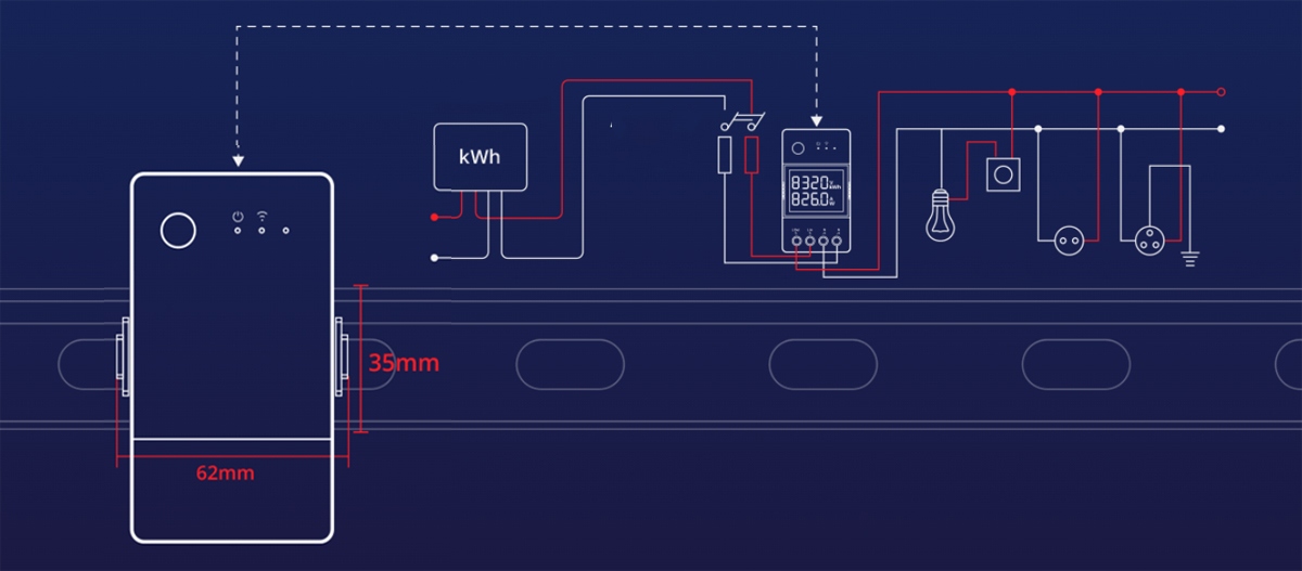 Sonoff POW R3 Origin 16A + Usługa zmiany Firmware Komunikacja WiFi