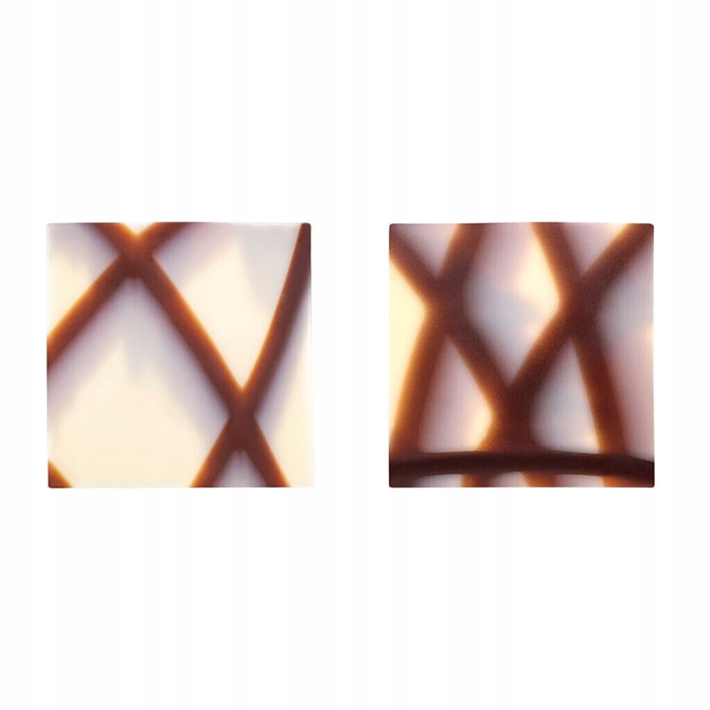 Kwadraty Marble czekoladowe dekoracje Marble Art Barbara Decor 390szt