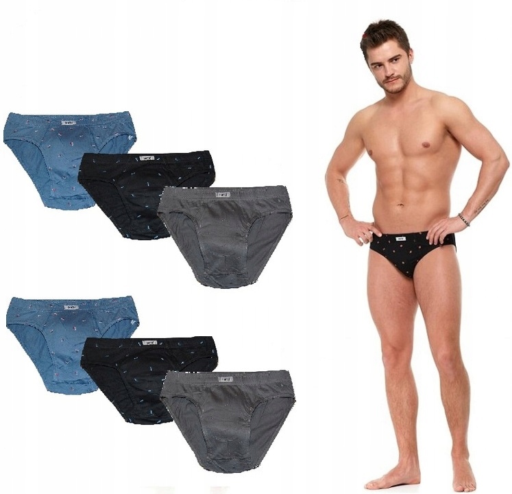 

6x Slipy Moraj 100% Bawełna klasyczne męskie 3XL