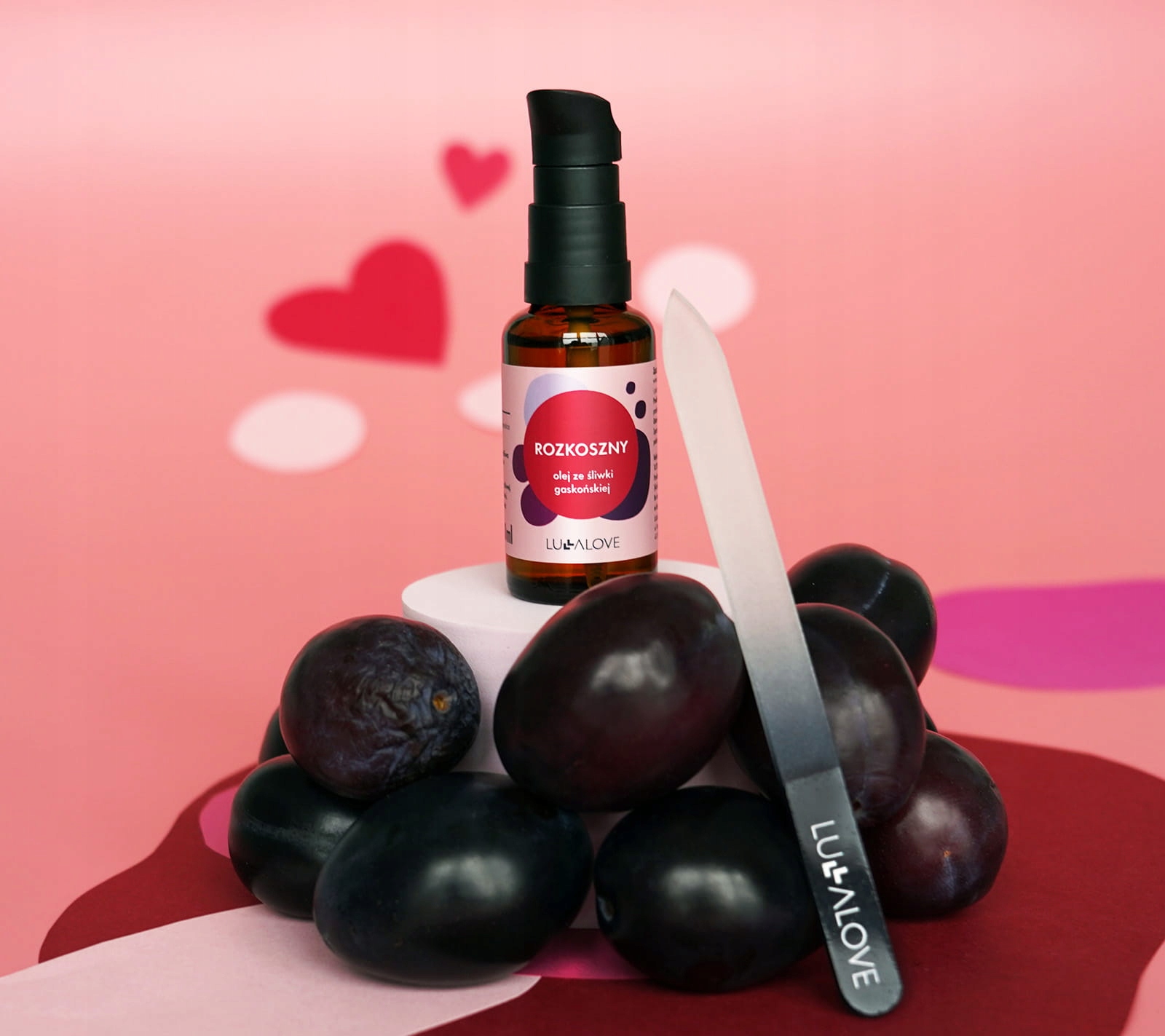 Lullalove Rozkoszny Olej Premium Ze Śliwki Gaskońskiej 30ml Typ skóry Sucha