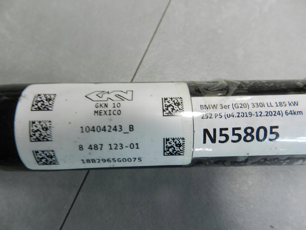 BMW 3 G20 semi-axis left rear part 8487123