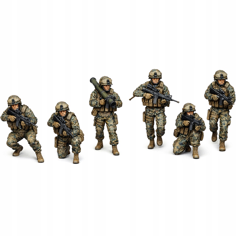 Figurka Zestaw USMC Spec Modern Model 3d Skala 1:48