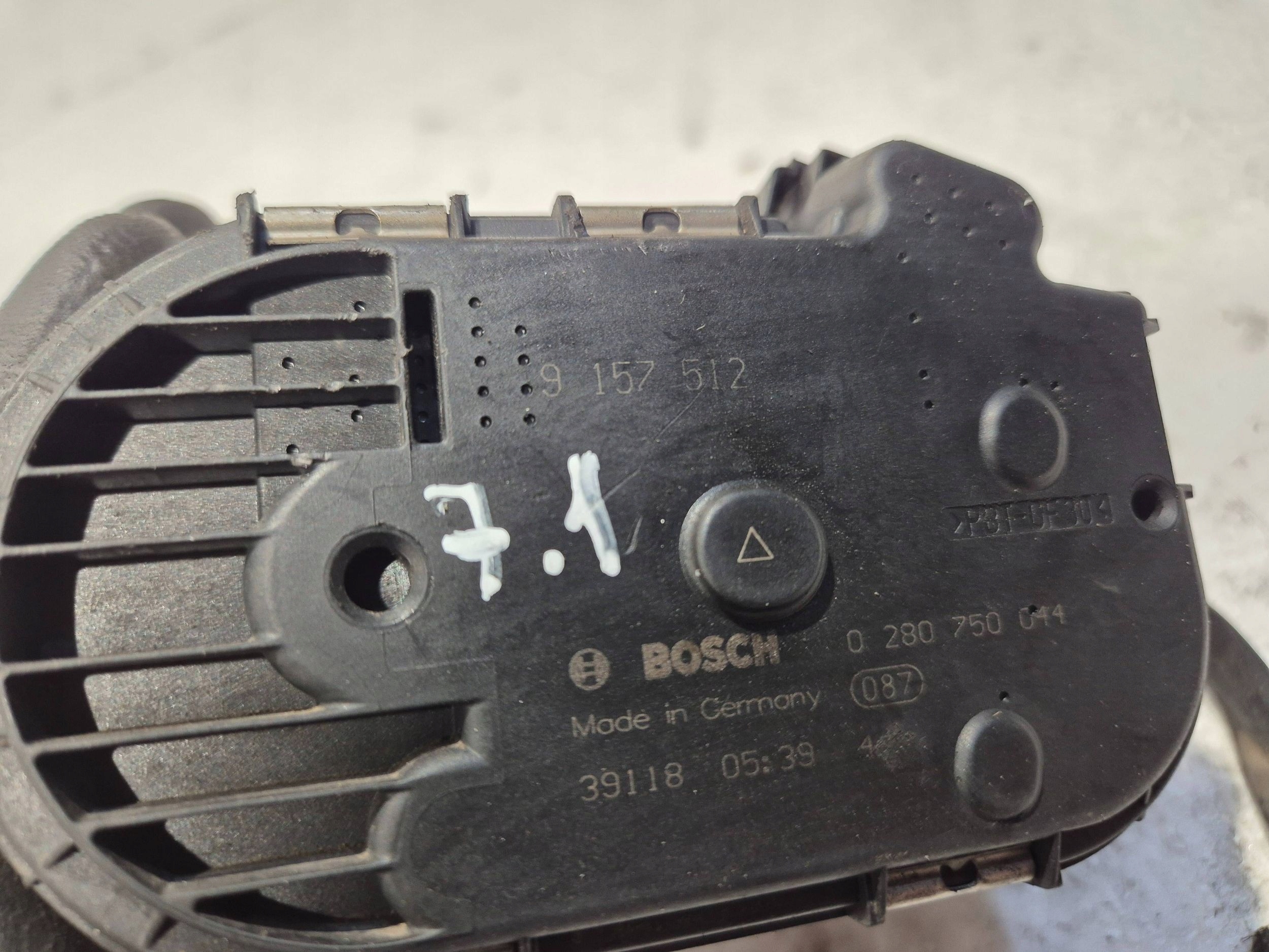 Valvola a farfalla 0280750044 Opel Corsa C 1.0 12V 58KM 01