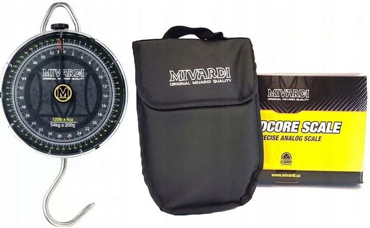 Waga wędkarska zegarowa Max 54Kg na duże Ryby Mivardi