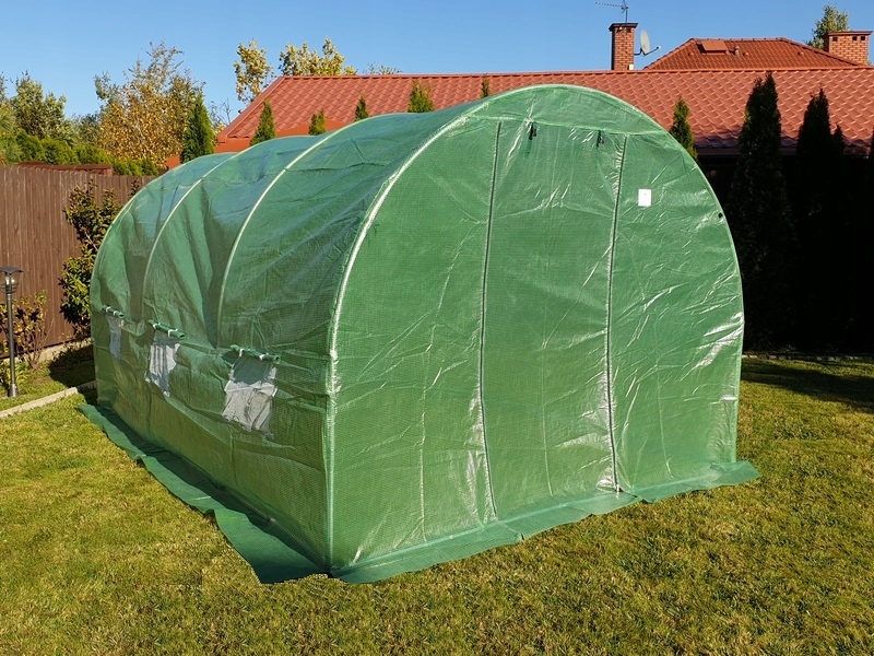 TUNEL FOLIOWY OGRODOWY 3x4,5 (13,5m2) rurka 25mm szklarnia folia Namaxa Kod producenta TO-3X4-DX1-ZIE