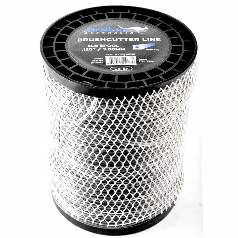 Žacia struna 2,7 mm, 306 m, Longer Dual-cut štvorec, Zosilnené Jadro