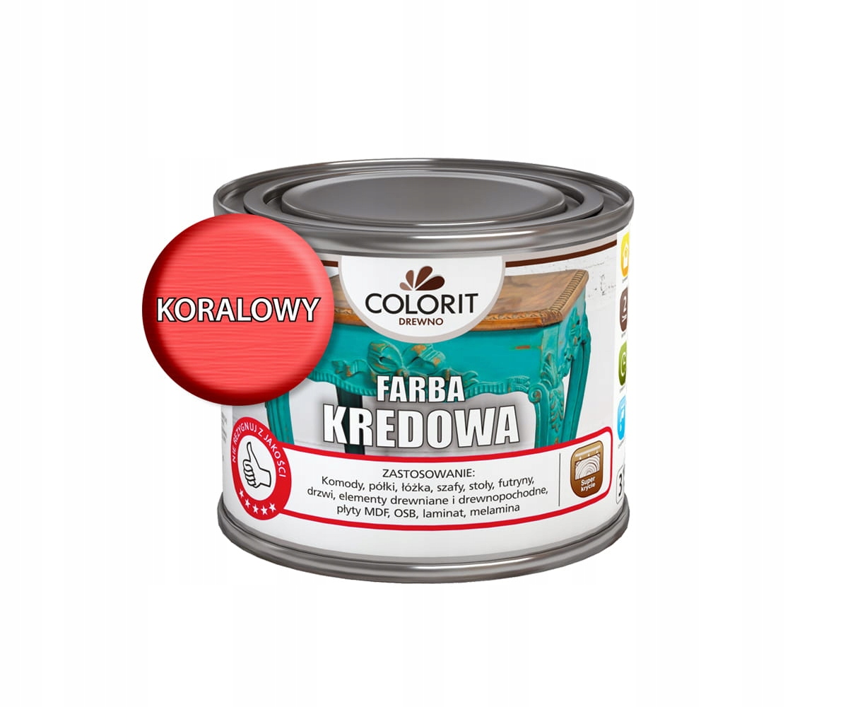 

Farba kredowa Colorit 375ml Koralowy