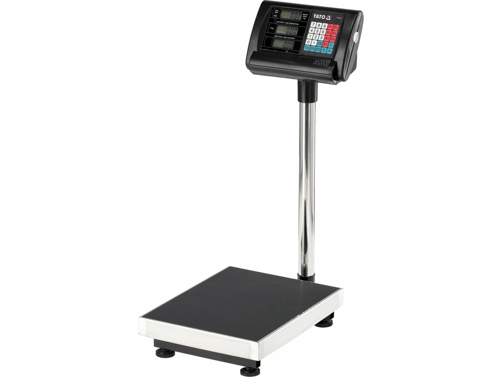 Plošinová Váha Yato elektronická 100 kg, přesnost 20 g, napájení akumulátorem