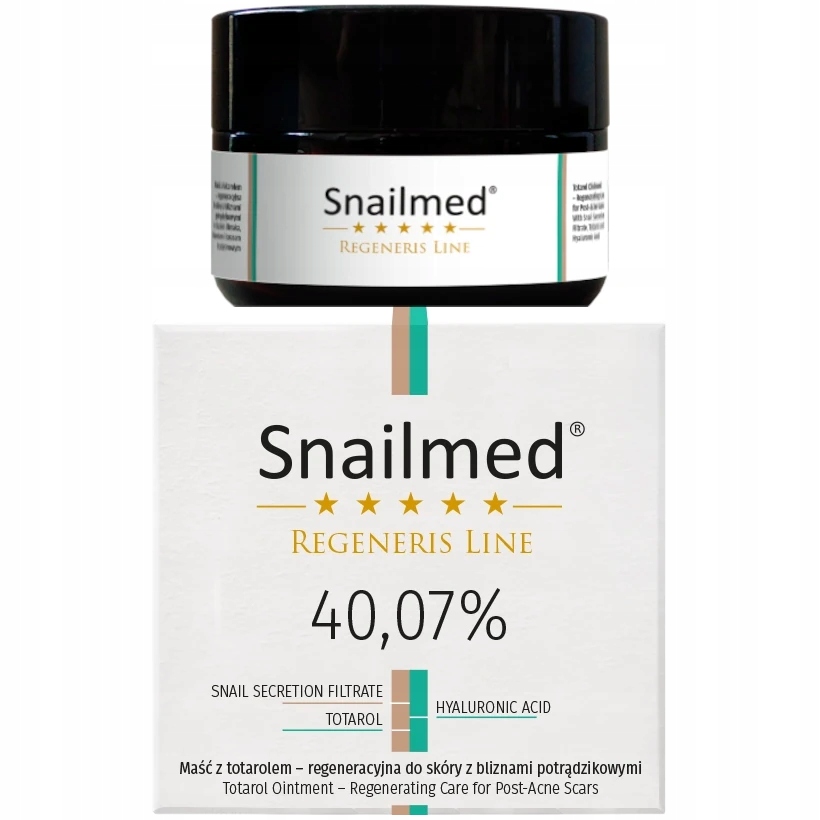 Maść na Blizny Potrądzikowe Snailmed Trądzik Przebarwienia Naprawcza 30ml