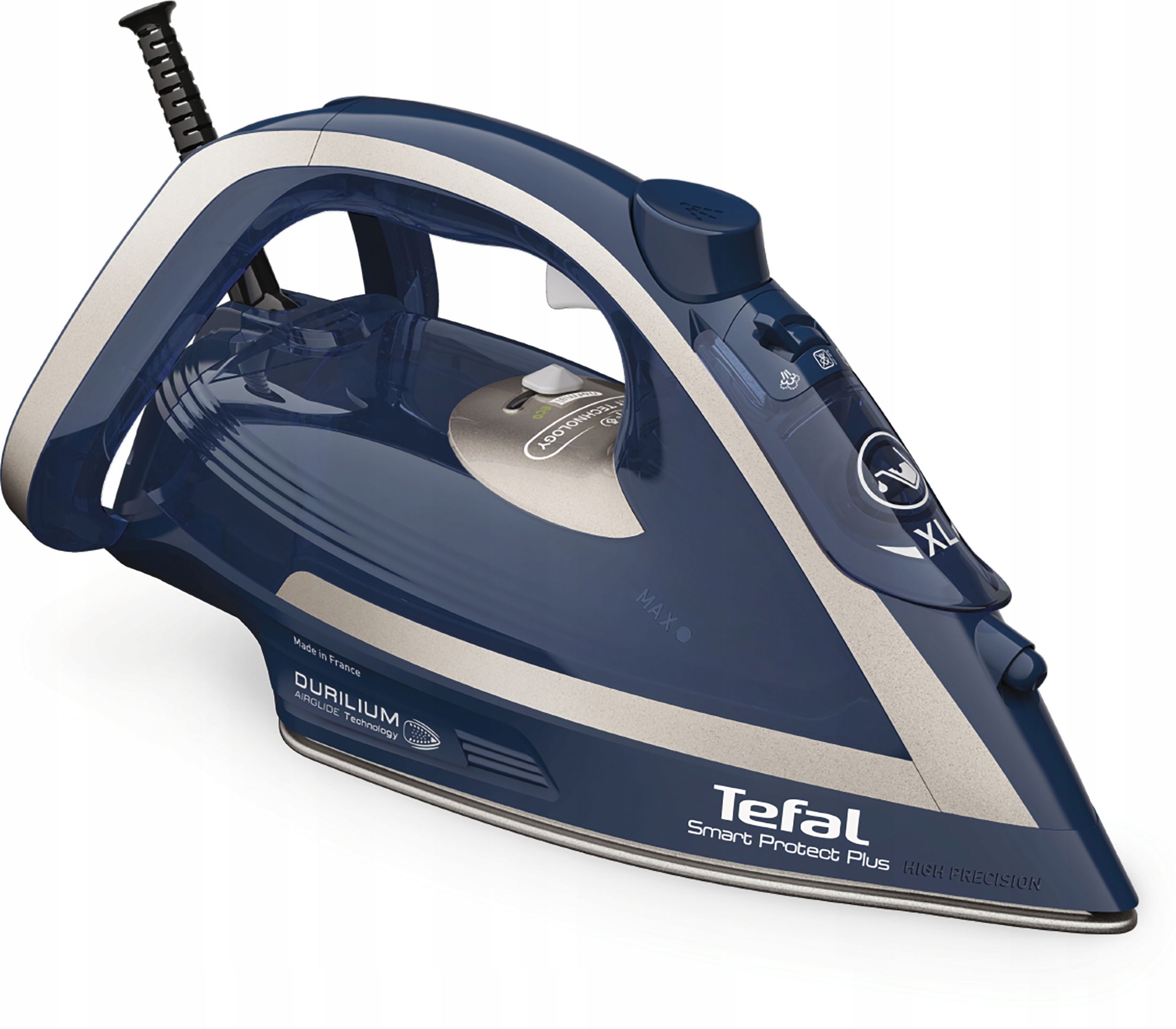 Żelazko Tefal FV6872E0 z funkcją pary, moc 2800 W, Durilium Airglide