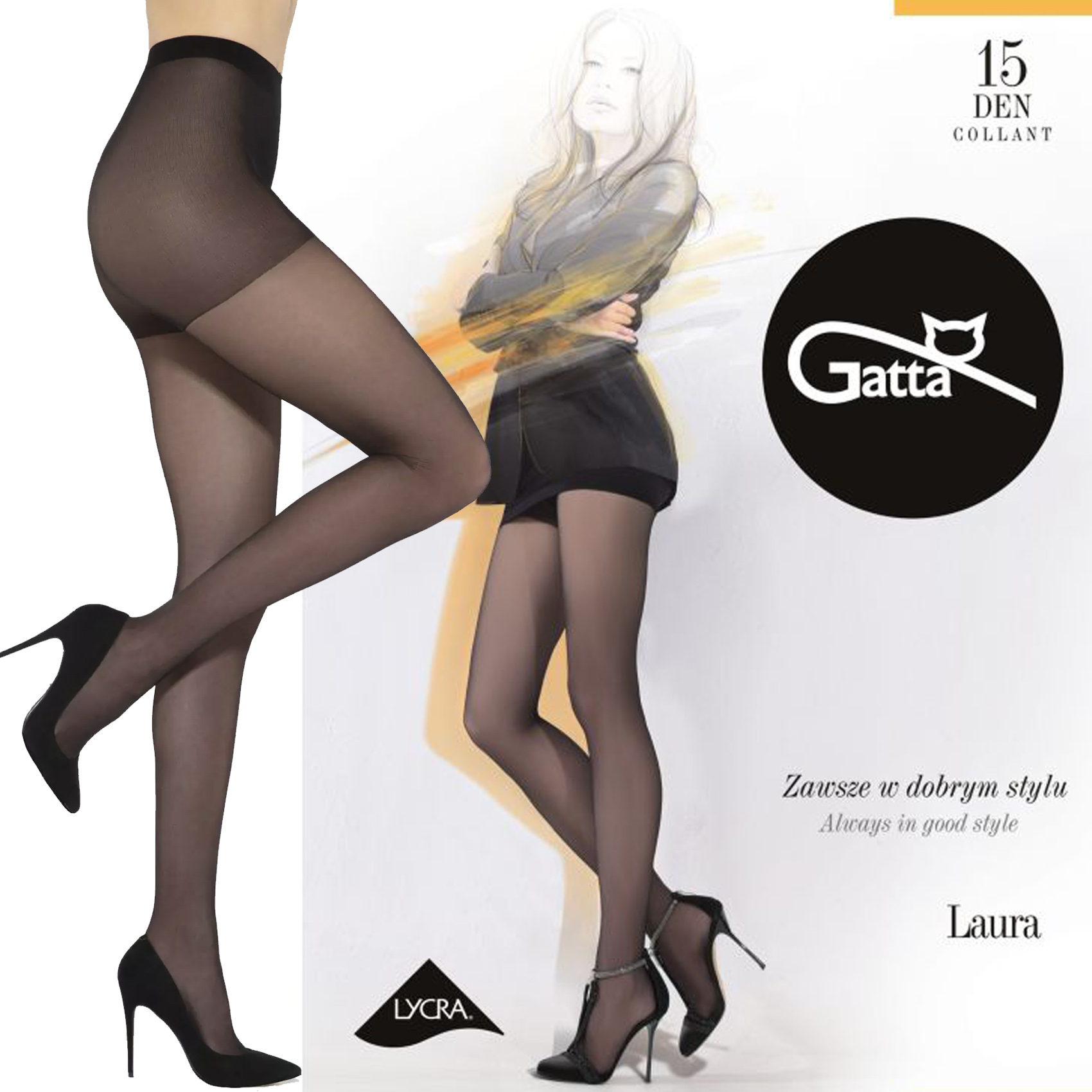 

Rajstopy Gatta-laura Lycra roz. 4-L