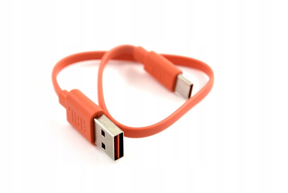 JBL ORYGINALNY PRZEWÓD KABEL USB - USB-C ŁADOWANIE JBL POMARAŃCZOWY PŁASKI EAN (GTIN) 5905610262686