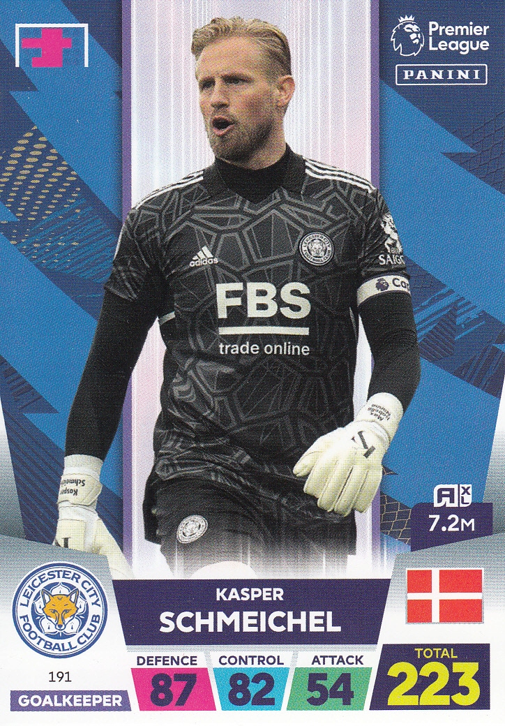 Premier League 2023 Base Card Schmeichel 191