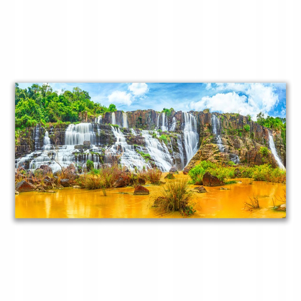 

Fotoobraz na ścianę 140x70 Wodospad Drzewa Natura