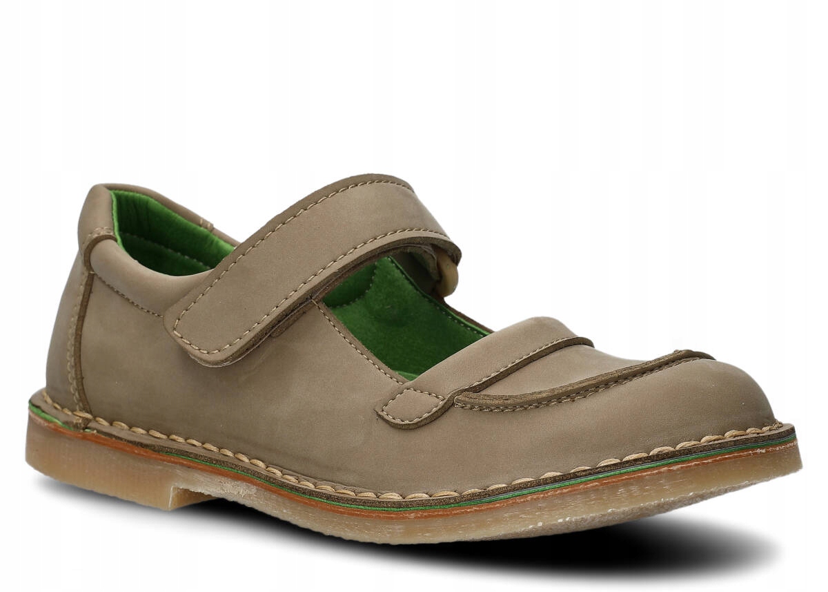 Nagaba 131 Béžová Nubuk Vegan Dámská Balerínka Velikost 39