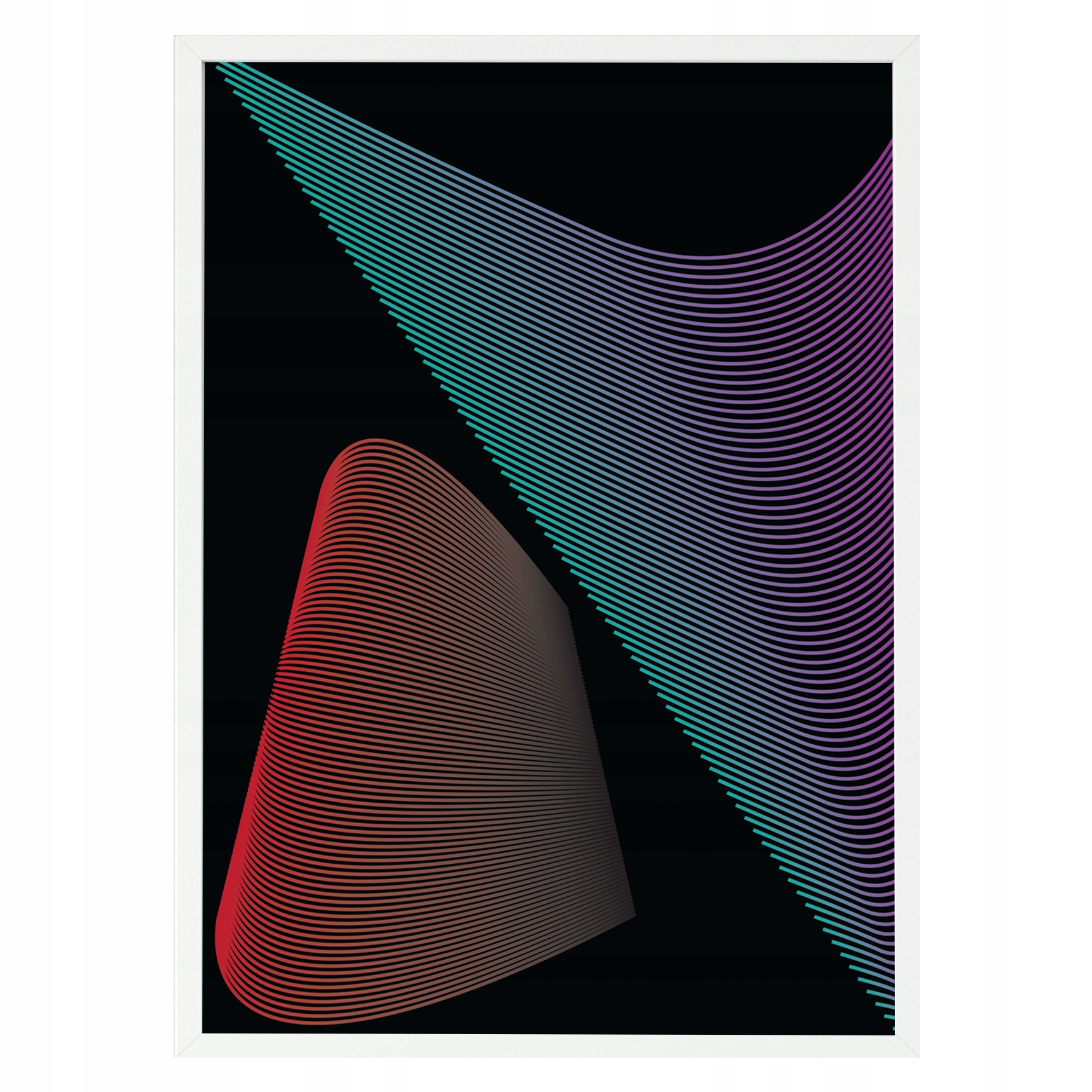 

Plakat w ramie duży 40x60cm abstrakcja