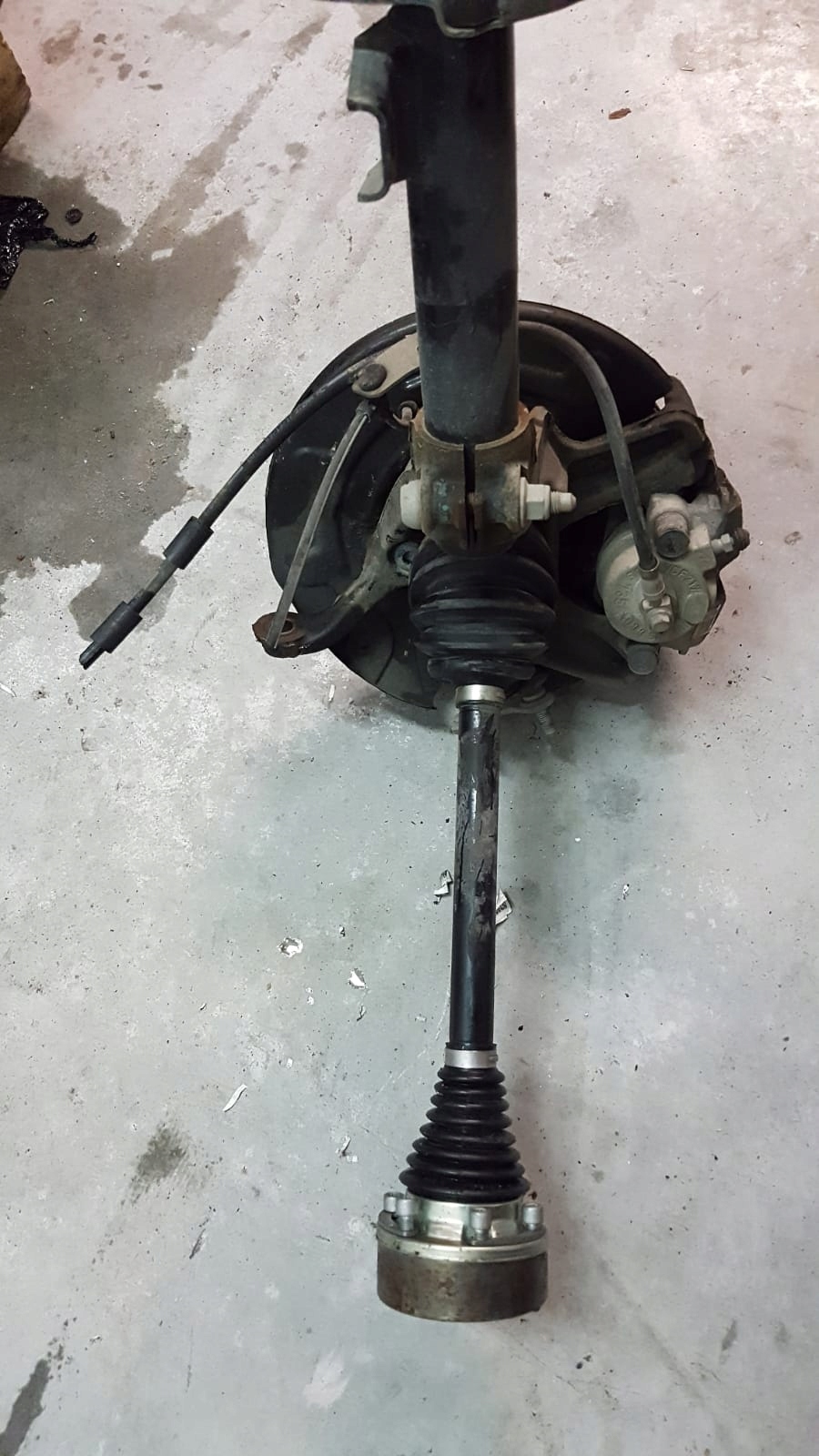 semi-axis left front VW GOLF VII 1.2 TSI 5Q0407271B