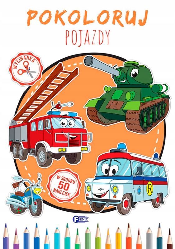 

Pokoloruj. Pojazdy Kolorowanka Malowanka