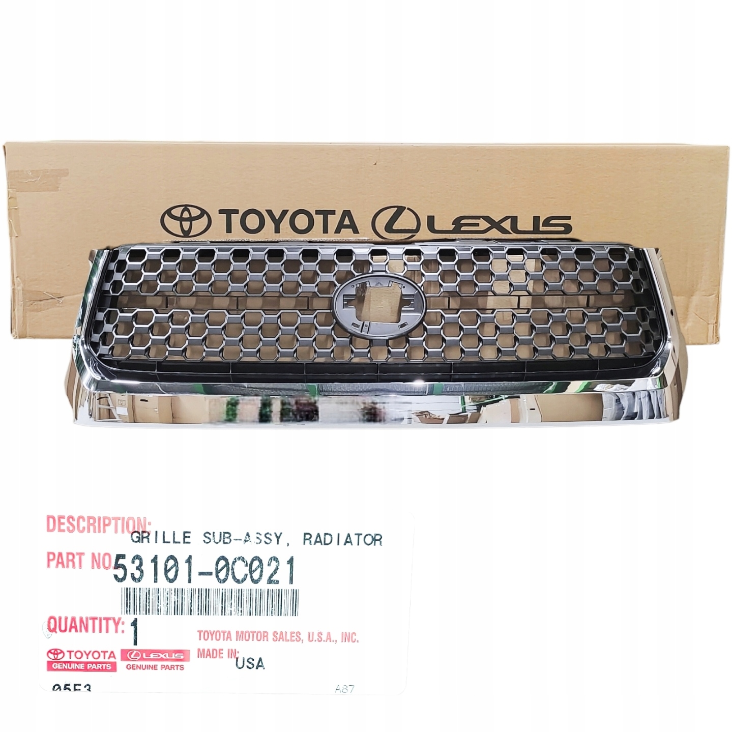 OE TOYOTA TUNDRA KRATA WLOTU POWIETRZA USA 53101-0C021