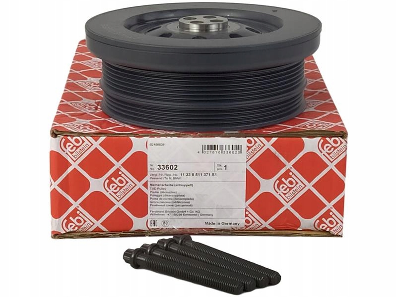 FEBI KOŁO PASOWE BMW 3 E46 E90 E91 5 E60 E61 3.0D Producent części Febi Bilstein