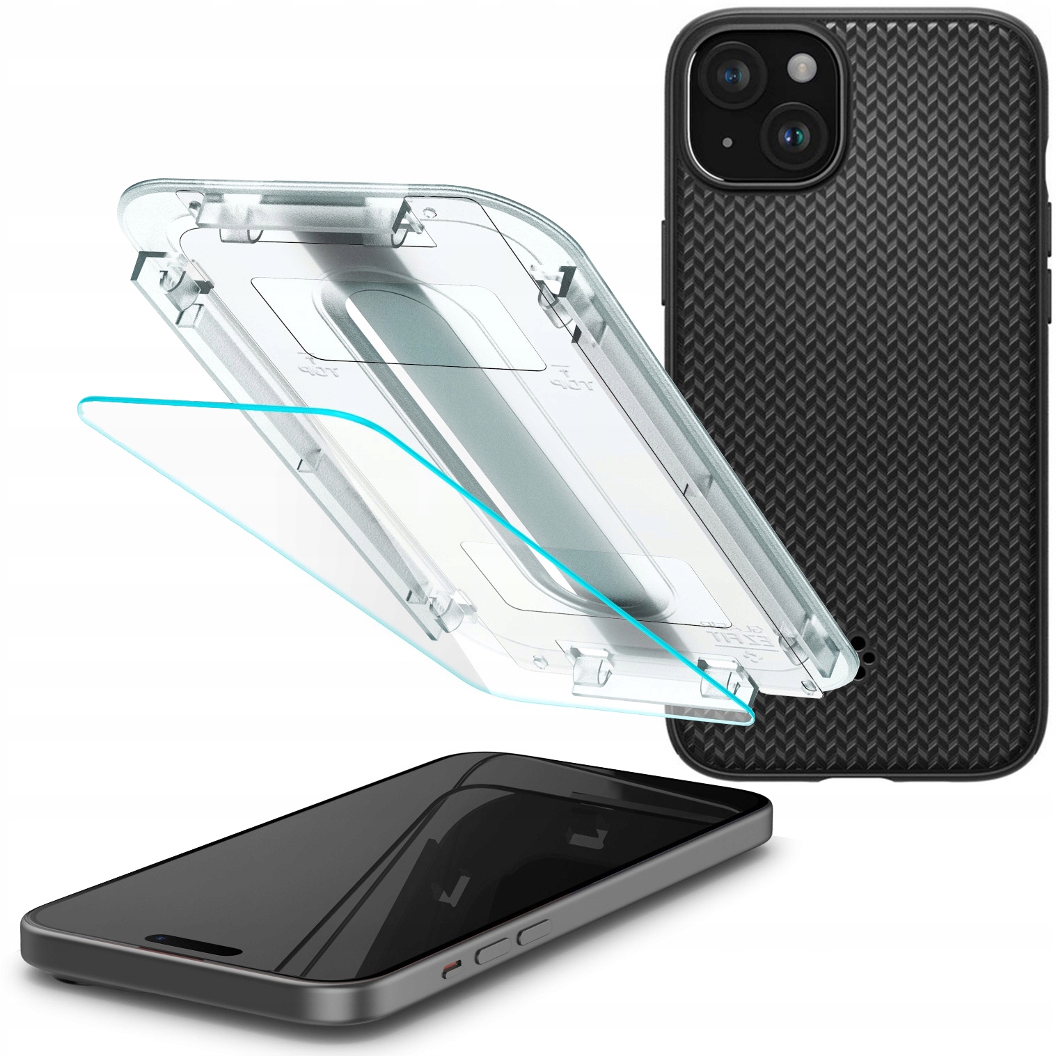 Pouzdro sklo Spigen pro iPhone 15 case kryt Rychlé sklíčko obal