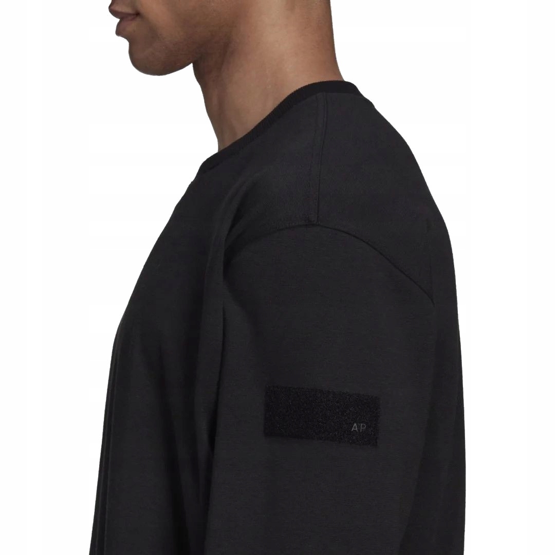BLUZA MĘSKA ADIDAS PARLEY RUN SWEATSHIRT S CZARNA Running Kod producenta HH8114