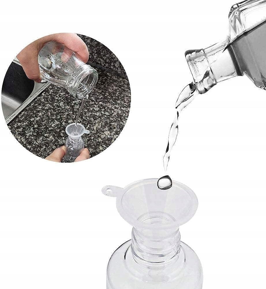 BUTELKI PRZEZROCZYSTE PLASTIK PODRÓŻNE 120ML 20SZT Marka inna