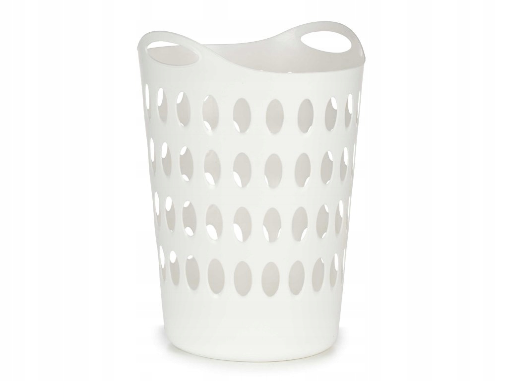 Koš na prádlo Flexi, 50 l, bílý